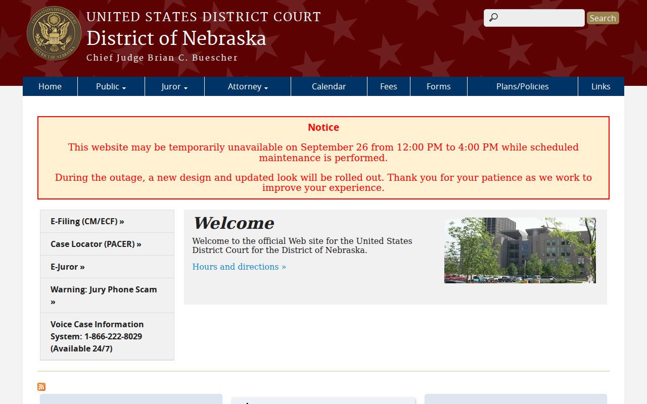 Hamilton County arrest warrant lookup, Nebraska federal court records context